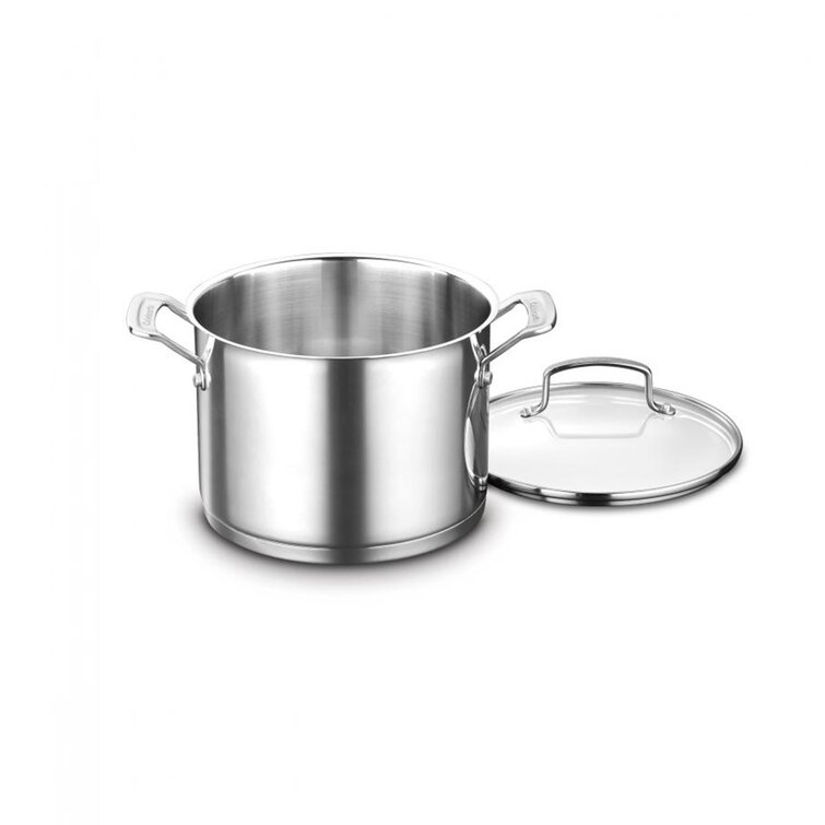 Cuisinart 6 qt. Stainless Steel Stock Pot with Lid & Reviews | Birch Lane Cuisinart 6 Qt Stainless Steel Stock Pot